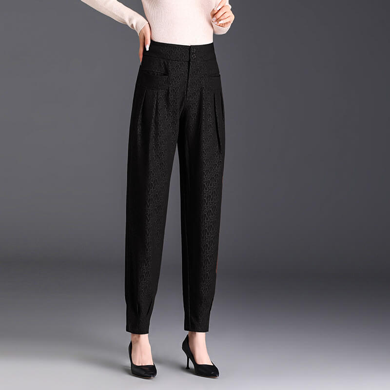 Margarette Satin-Touch Pants