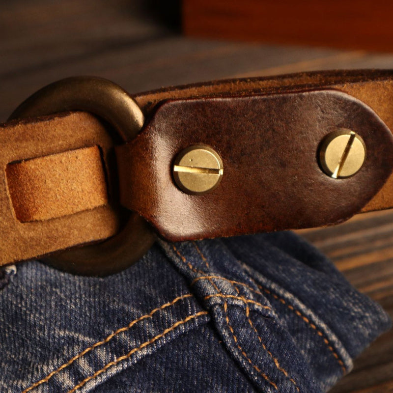 Cowhide Hook Belt