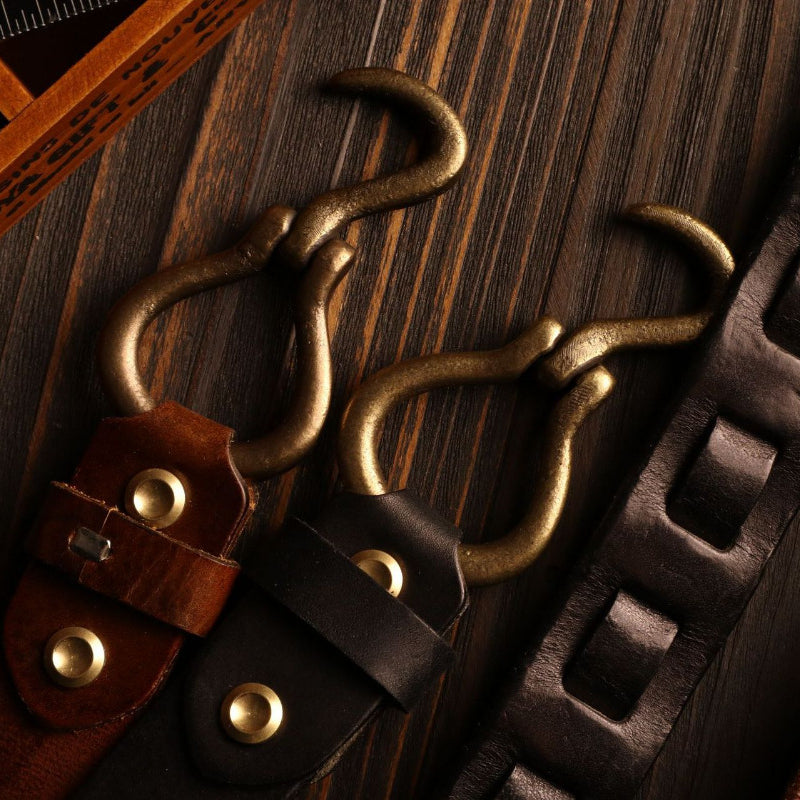 Cowhide Hook Belt