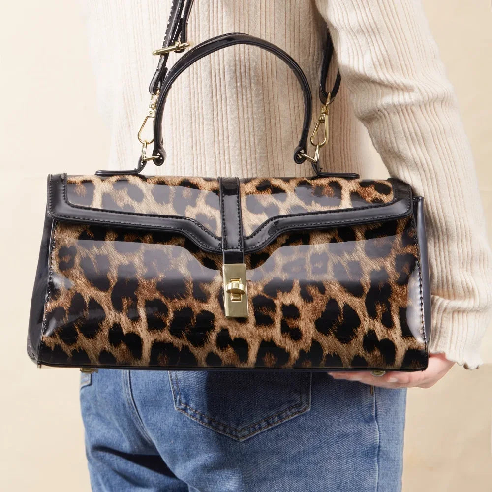 Leoparda Leather Bag