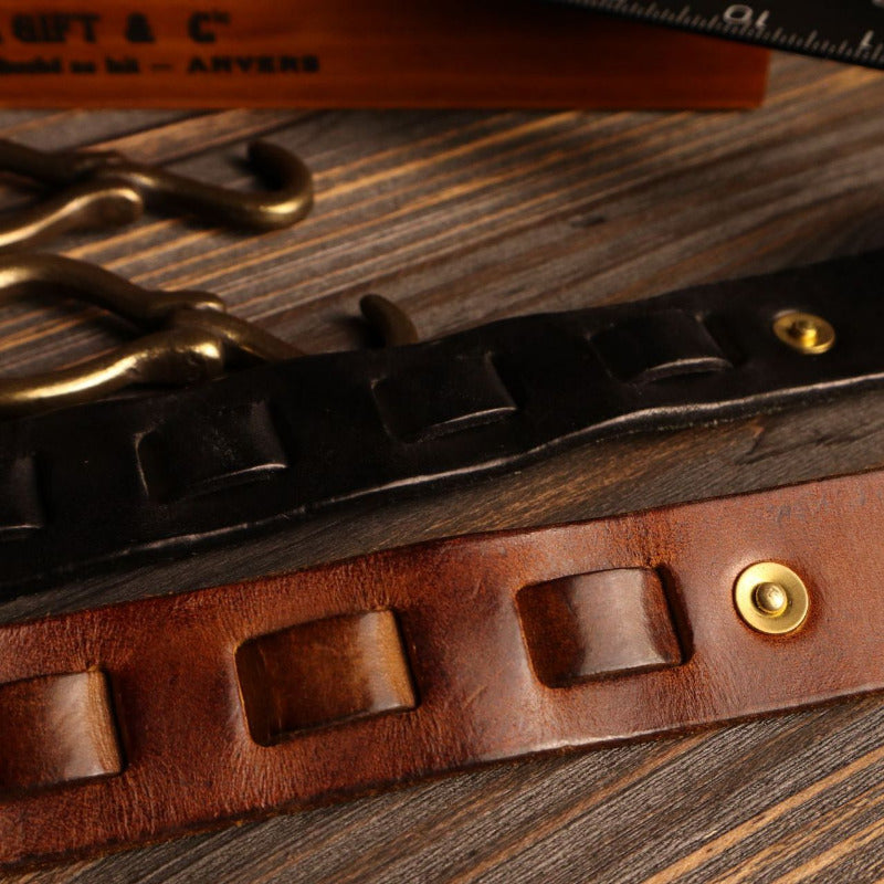 Cowhide Hook Belt