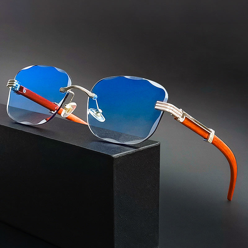 Retro Rimless Shades