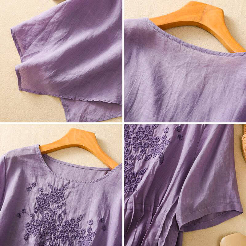 Elira Cotton-Linen Blouse