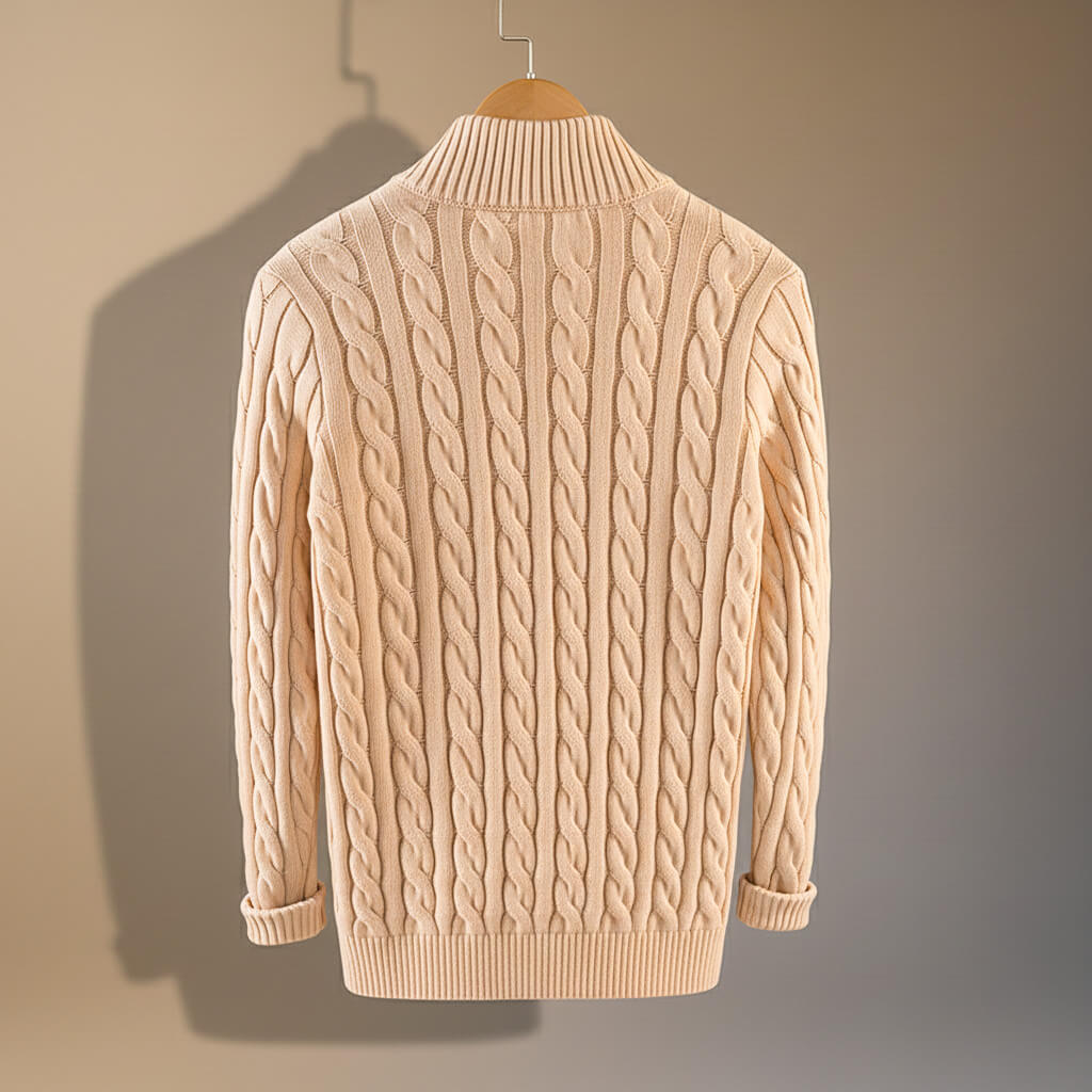Henry Prestige Cable Knit Sweater