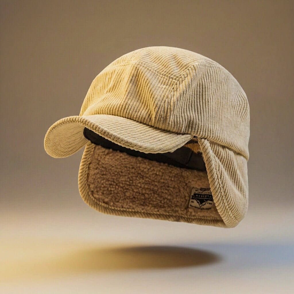 Casey Corduroy Earflap Cap