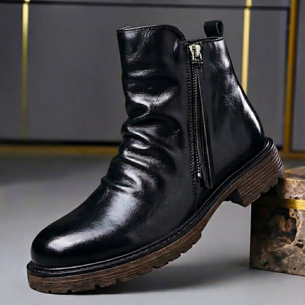 Walter Italian Leather Boots