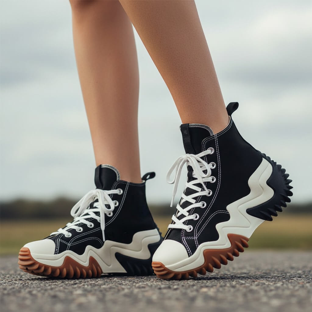 Eva Platform High-Top Sneakers