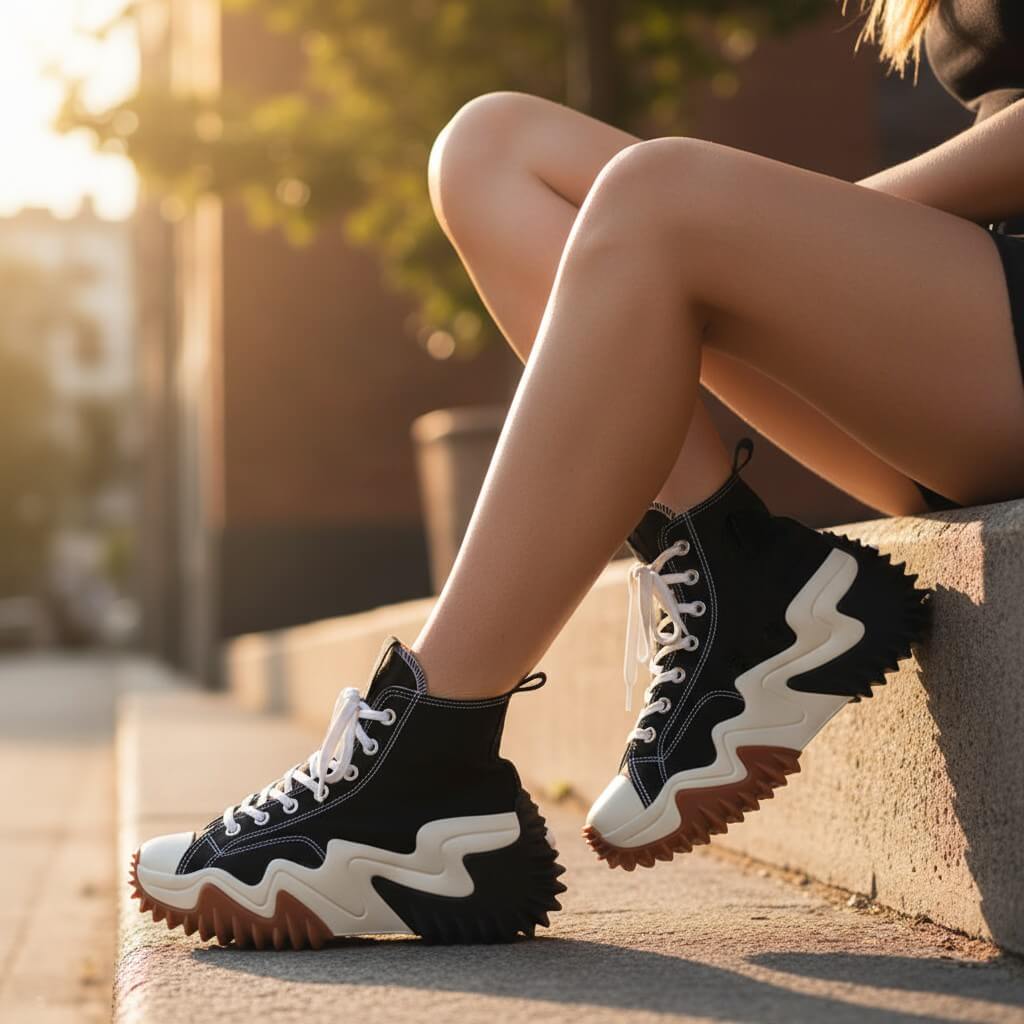 Eva Platform High-Top Sneakers
