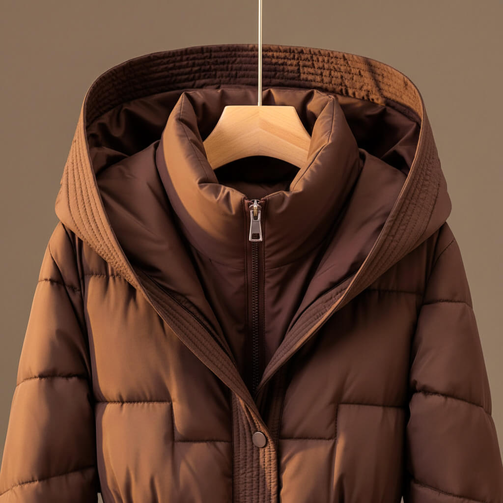 Anastasia Quilted Hooded Coat