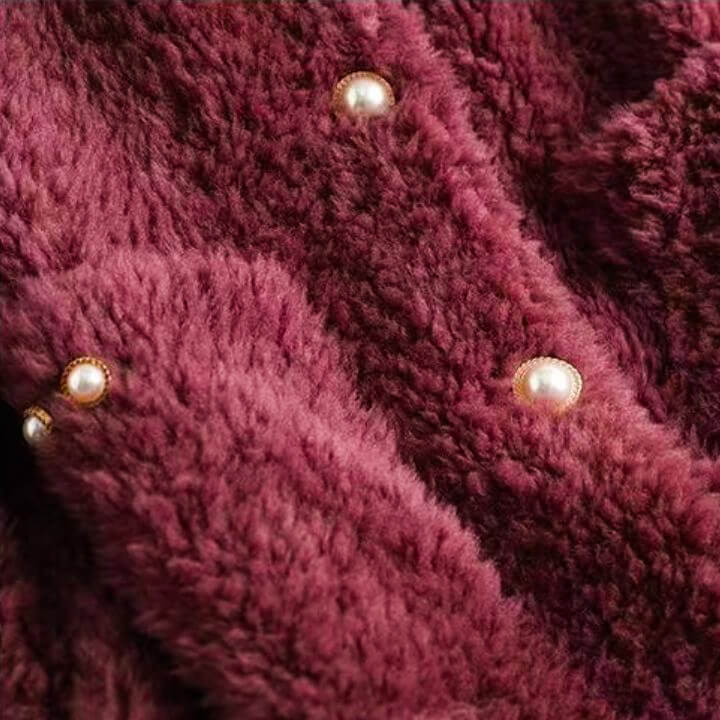 Victoria Couture Shearling Coat