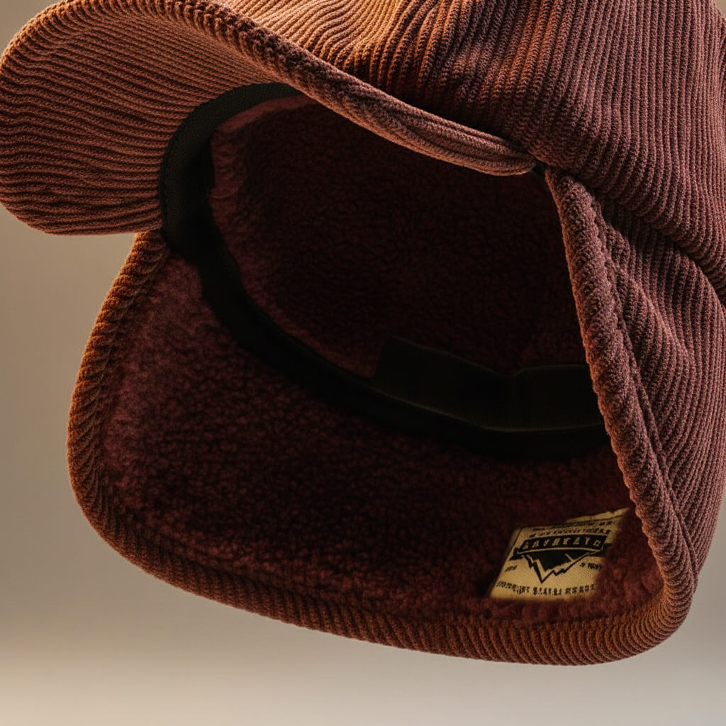 Casey Corduroy Earflap Cap