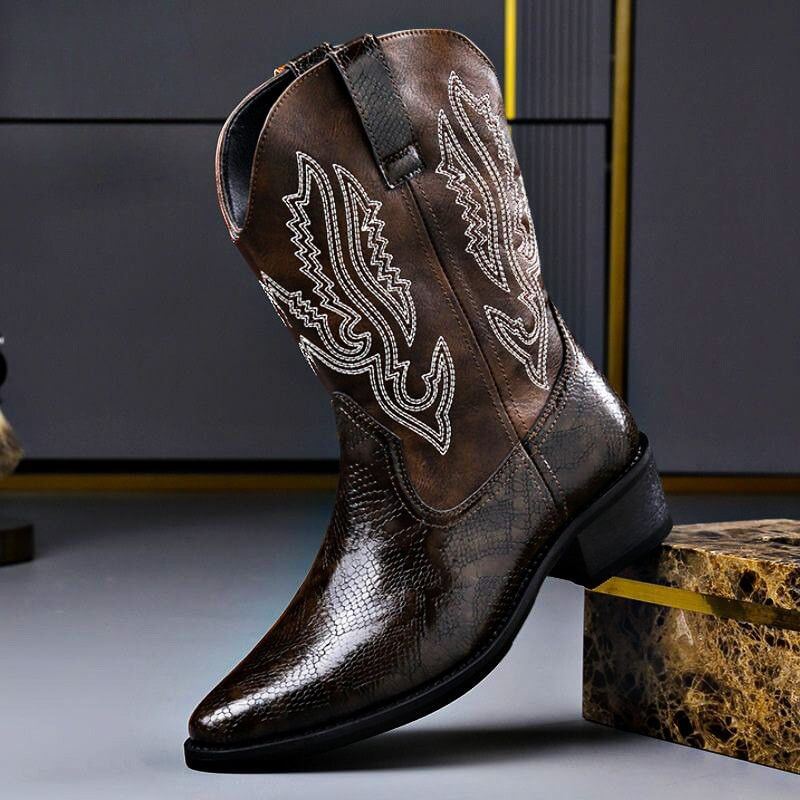 Edmund Prestige Leather Boots