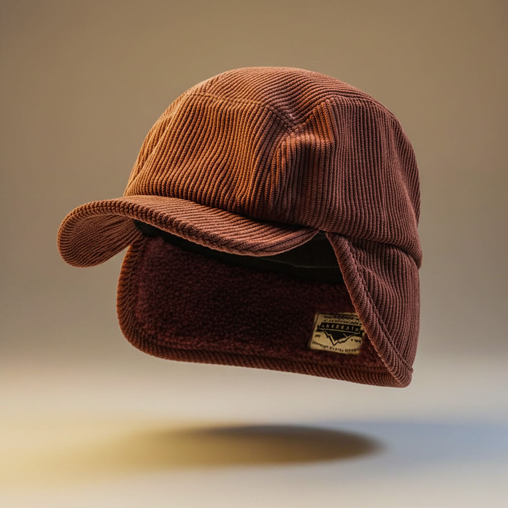 Casey Corduroy Earflap Cap