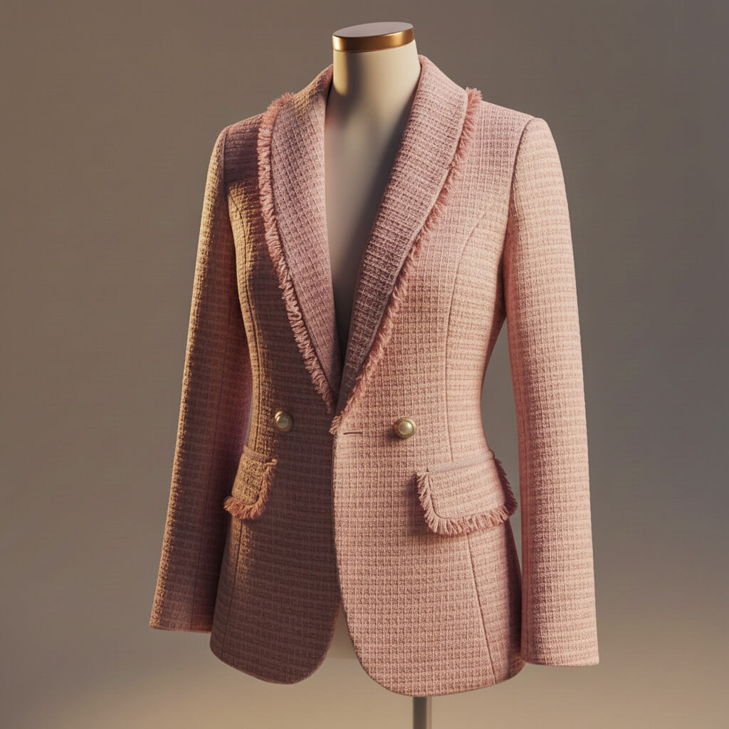 Avery Couture Boucle Blazer