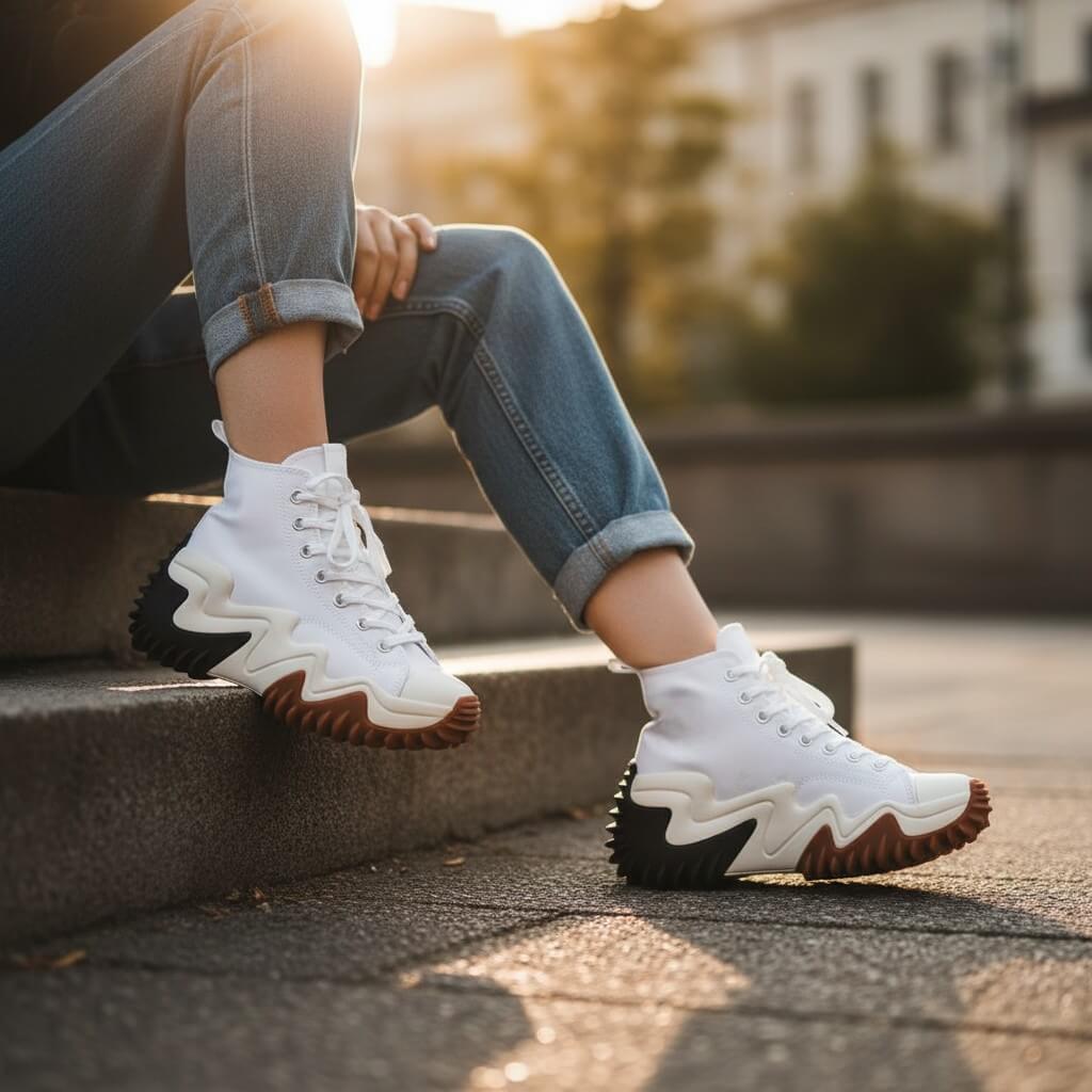 Eva Platform High-Top Sneakers
